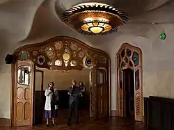 Portes vitrées modernistes.