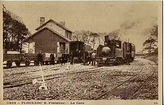 La gare des Chemins de fer armoricains.