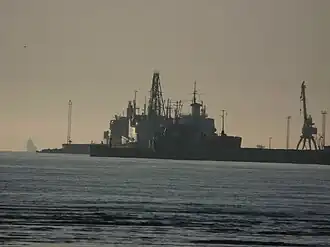 Port de Bekker vu de Pelguranna.