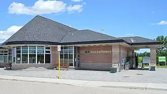 La station de GO Transit d'East Gwillimbury.