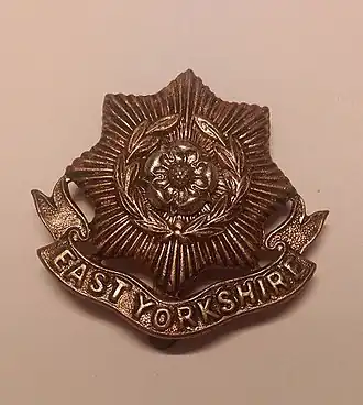 Badge du East Yorkshire Regiment