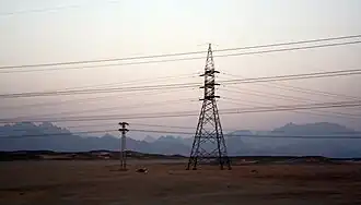 Lignes électriques en 2011