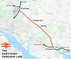 Ligne Eastleigh–Fareham&nbsp;(en)