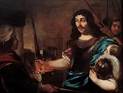 Le sacrifice de Caius Mucius Scaevola représenté par Bernhard Keil au XVIIe siècle