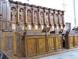 Stalles baroques (XVIIIe&nbsp;siècle).