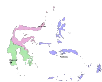 Diocèses suffragants.