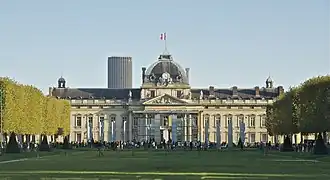 Façade de l’École militaire (École de Guerre)