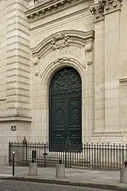 Ancienne entrée de l'École nationale des chartes.