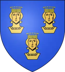 Reproduction moderne des armoiries de la famille de Grammont.