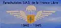 Logo du site FFLSAS consacré aux parachutistes SAS de la France libre 1940-1945.