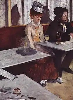 L'Absinthe, 1876Edgar DegasMusée d'Orsay.