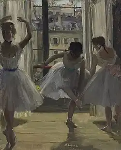 Trois Danseuses (1873), huile sur toile, 27&nbsp;×&nbsp;22&nbsp;cm, collection particulière.