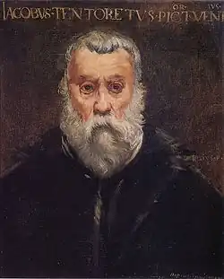 Portrait du Tintoret par lui-même, d'après le tableau du Louvre, 1854 (61&nbsp;×&nbsp;51&nbsp;cm), musée des beaux-arts de Dijon.