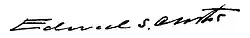 signature d'Edward Sheriff Curtis