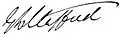 Signature de Edward Stafford
