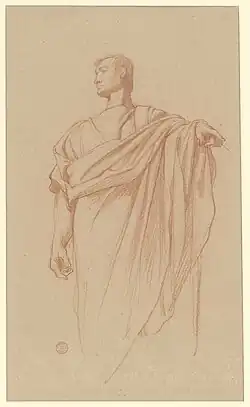 Statue d'homme(vers 1840).Amsterdam, Rijksmuseum.