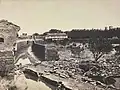 Écroulement des remparts lors des inondations de 1856, photo d'Edouard Baldus.