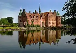 Château d'Egeskov (XVIe&nbsp;siècle) au Danemark.