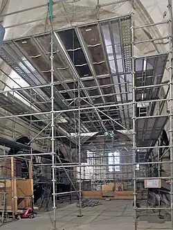 Le chantier en janvier 2012.