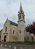 L'église Saint-Étienne d'Aigrefeuille-d'Aunis a été beaucoup remaniée au XIXe&nbsp;siècle.