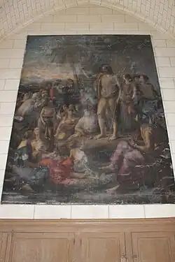 Le tableau de Saint Jean-Baptiste.