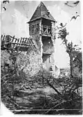L'église en ruine 1918