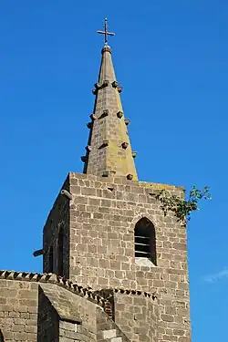 Le clocher vu de l'est.