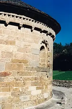 Ornementation du chevet.