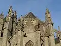 Architecture Beaumanoir : Chapelle à trois pignons recouverte de trois toits convergents