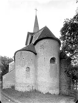 Vue extérieure de l'abside.