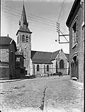 Eglise Saint Nicolas d'Arleux dans les années 1920