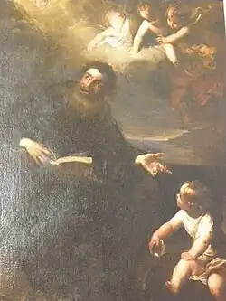 St Augustin et l'enfant à la coquille par Louis Cretey.