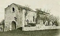 Eglise St Genest de la colonne (cliché fin XIXe ou début XXe siècle)