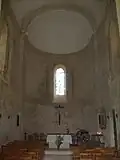 L'intérieur de l'église.