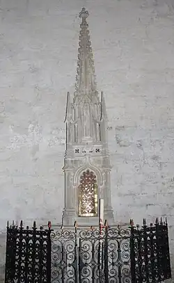 Détail de l'intérieur.