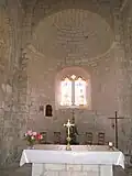 L'intérieur de l'église.