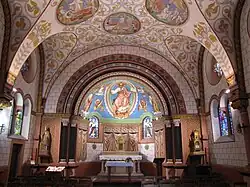 Intérieur de la chapelle Saint-Léon.