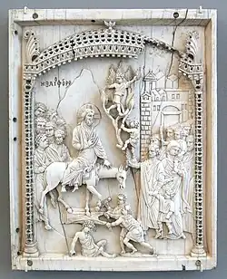 Constantinople, ivoire du Xe&nbsp;siècle.