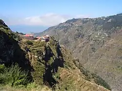 Vue du village par le côté nord.