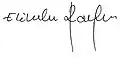 Signature de Elżbieta Rafalska