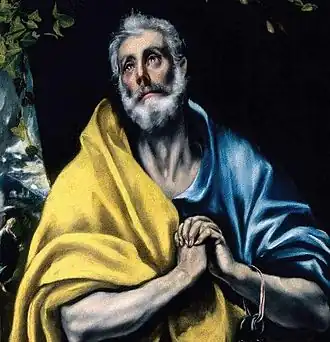 El Greco, Les Larmes de saint Pierre&nbsp;(en), vers 1587-1596.