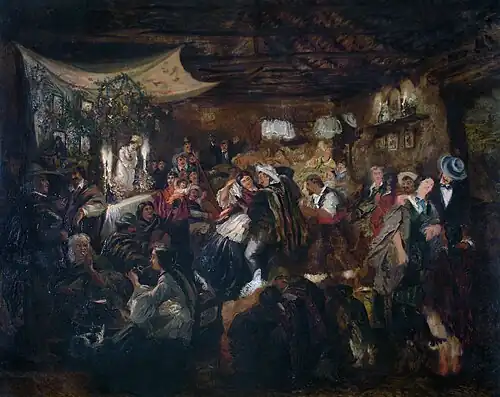 Le Réveil du petit ange, coutume chilienne populaire (1848), Buenos Aires, musée national des Beaux-Arts.