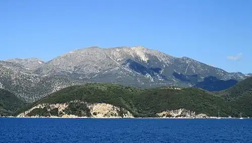 Mont Elati ou Stavrota, vu de l'ouest