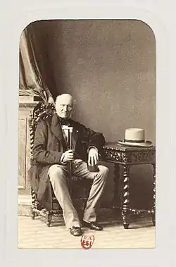 Photographie du duc Decazes à la fin de sa vie.