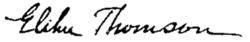 signature d'Elihu Thomson