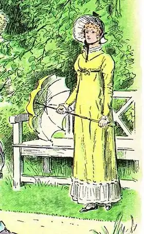 Elizabeth, vue par C. E. Brock (1885)