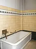 Une des baignoires de la salle Elisabeth.