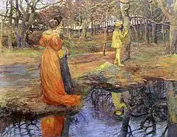 Medieval Woodland Scene, 1885