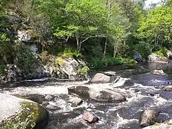Les rapides de la rivière aux Roches du Diable.