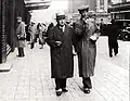 Nils Ferlin et le poète finlandais Elmer Diktonius&nbsp;(en) en 1936